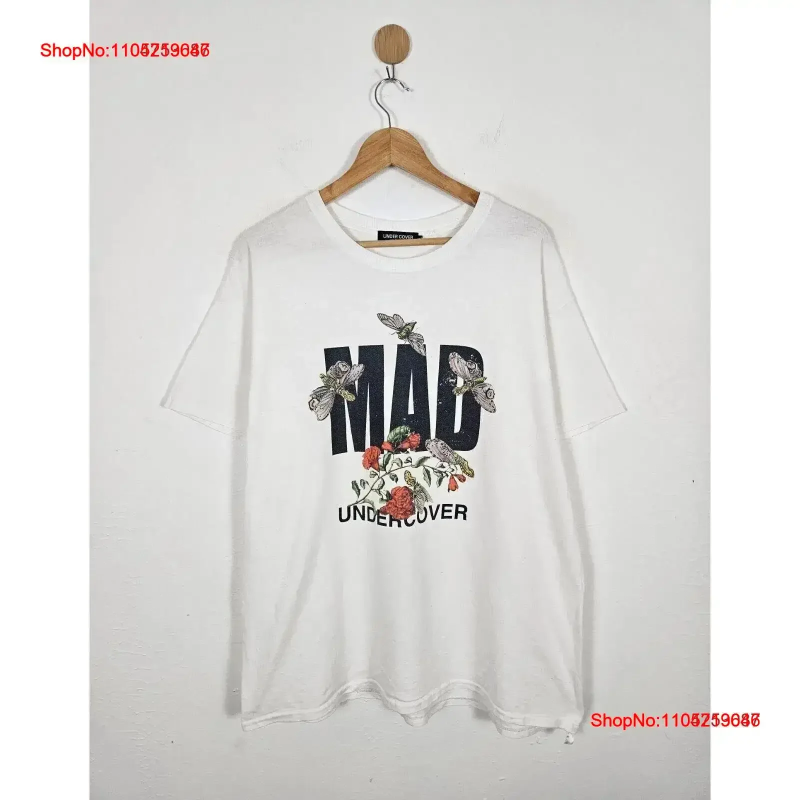 Undercover Mad T Shirt vintage Washed Stretched Stylish graphic designer clothes streetwear Slightly Top For Everyday Wear