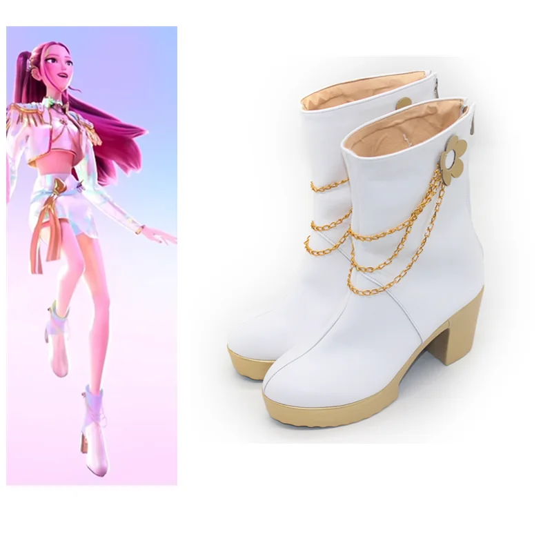 

KPop Demon Hunters Rumi Mira Zoey Cosplay Costume Shoes Anime Carnival Party Halloween Boots Customized children Shoes Boots