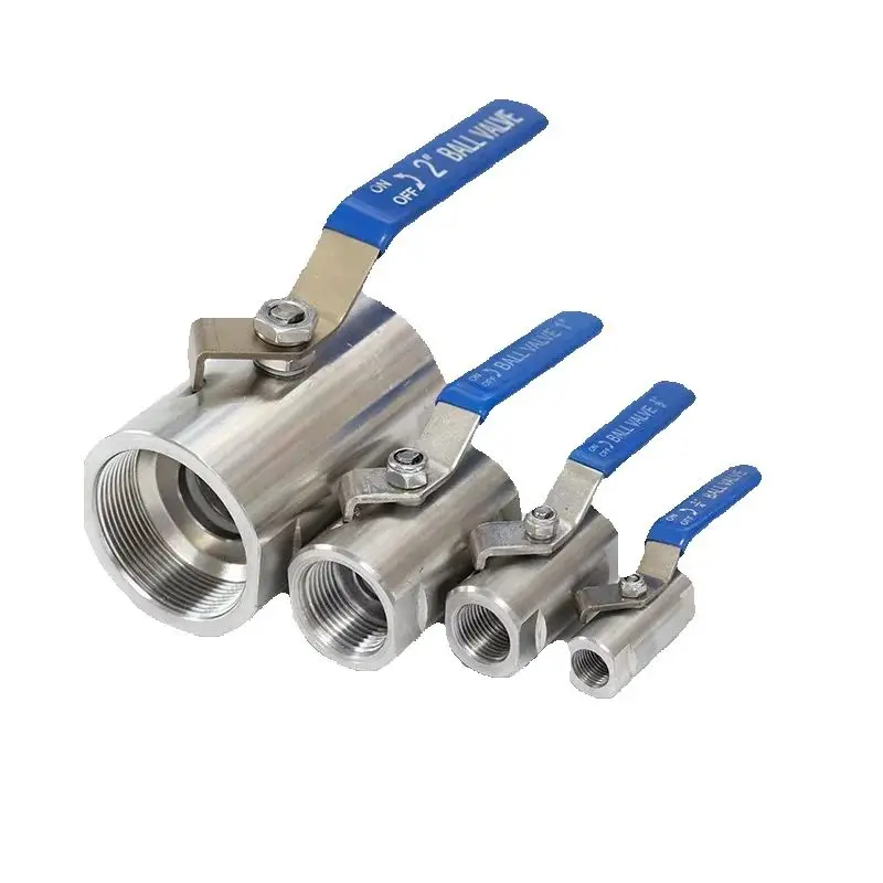 

Утолщенный шаровой кран из нержавеющей стали, цельнометаллический инженерный шаровой кран 1/2 дюйма, 3/4 дюйма, 1 дюйм, 1-1/4 дюйма, 1-1/2 дюйма, внутренний клапан, виниловые клапаны с ручкой