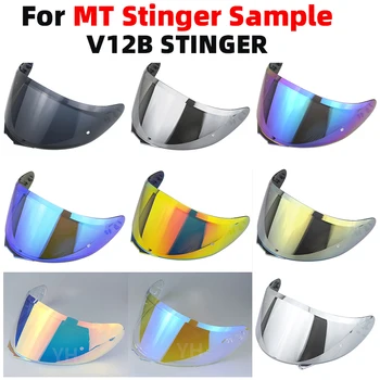 Kask siperliği MT Stinger Örnek MT V12B V-12B STINGER Motosiklet serin göz kamaştırıcı HD lensler Motosiklet aksesuarları