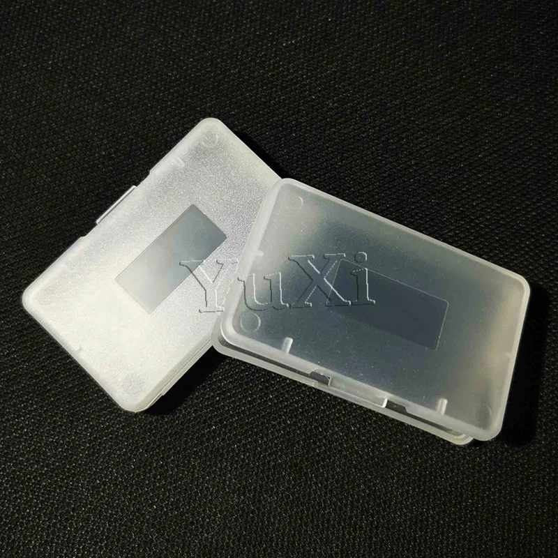 YUนอน1ชิ้นเคสตลับเกมพลาสติกสำหรับเกมบอยสี GBC GBA GBP การ์ดเกมป้องกันฝุ่นล้างกล่องป้องกันชิ้นส่วนซ่อม