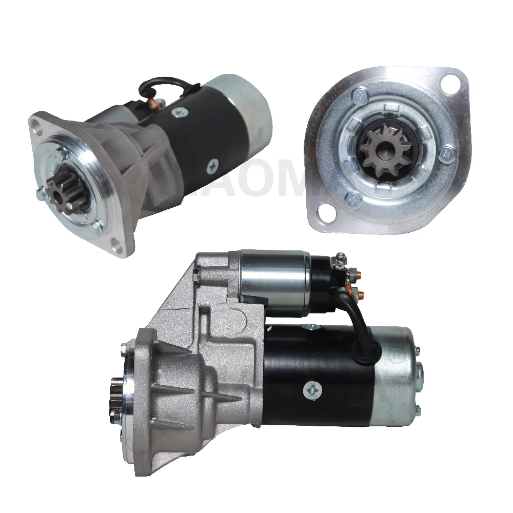 High quality Excavator starter motor 4JB1 4TNV94/98L 1347023  24V 11T 5.0KW DH80-7 R80-7 4JB1 4TNV94 S2403E 24V 9T 3.5KW