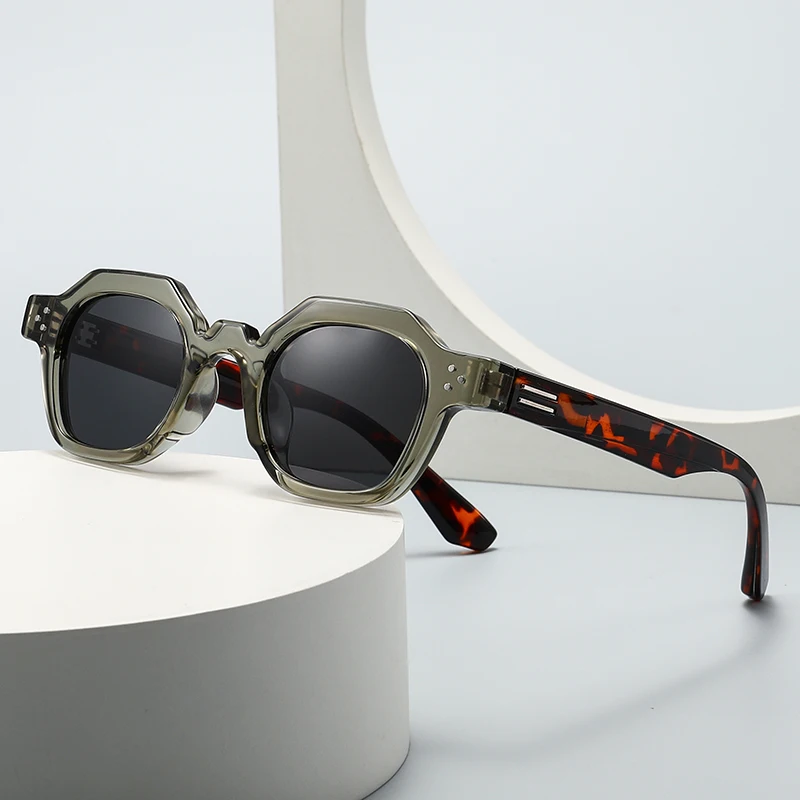 Cross-Border European and American Narrow Frame Foreign Trade Sunglasses Trendy Street Style Modern Charm Retro Sunglasses 7937