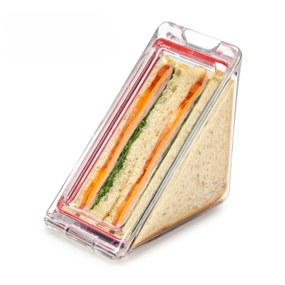 

Magnetic Sandwich Containers Creative Simplicity Sandwich Transparent Food Storage Boxes Reusable AS Food Materials Storage Box