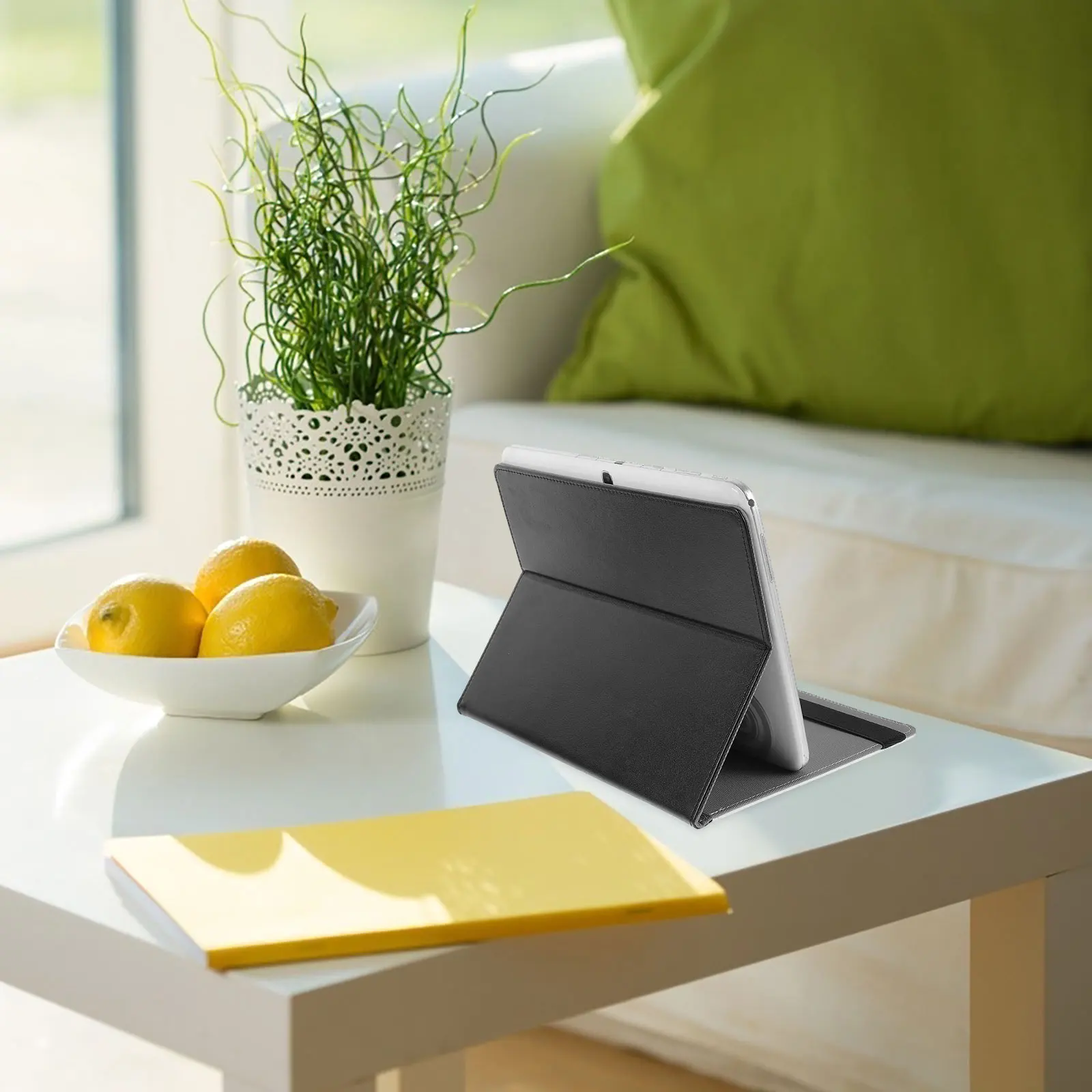 

1pc Soft Touch Tablet Protective Cover For 10.1 Inch Devices Imitation Leather Stylish Design Compatible With Ipad Air Mini