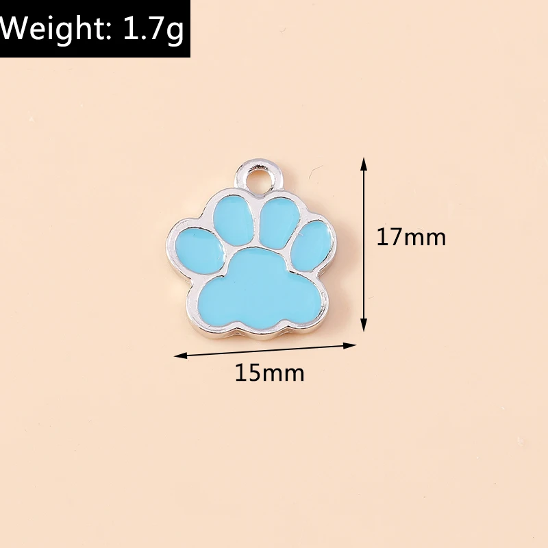 20 Stück Cartoon-Mix-Tier-Charms, Emaille-Hunde- und Katzen-Charms für Schmuckherstellung, Ohrringe, Anhänger, Halsketten, DIY-Bastelzubehör – Detail 5