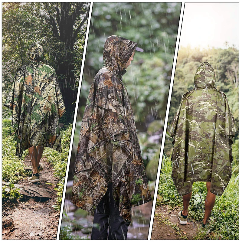 Impermeabile Mimetico Tattico  - Camping Rain Poncho recensione e prezzo