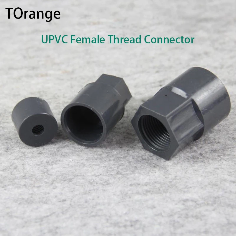 

UPVC Female Thread Connector Pressure gauge bushing adapter connector Reducing adapter 1 Pcs