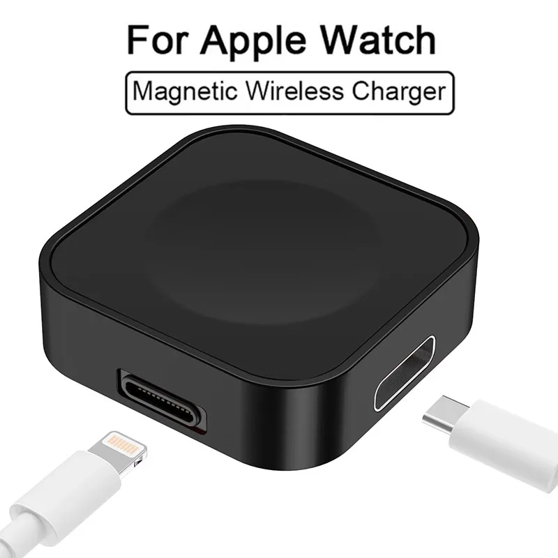 Portable Wireless For Apple Watch Charger For Apple Watch 10 9 8 7 6 5 4 3 2 1 SE Charger For iWatch Series Ultra 1 2 Type Port