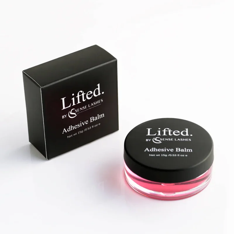 SENSE LASHES 15g Solid Lash Lift Glue Balm Non-irritating 2 in 1 Lifting Curling Adhesive Balm Lash Ironing Makeup Tool