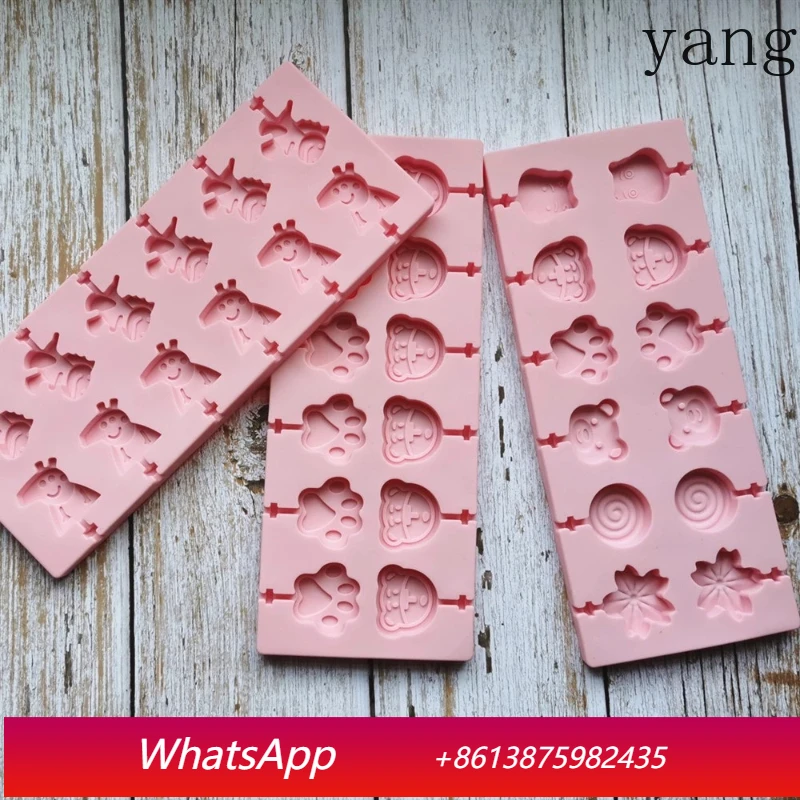 

Yjq 10pcs silicone homemade candy chocolate mold silicone ice mold with lid cake baking mold