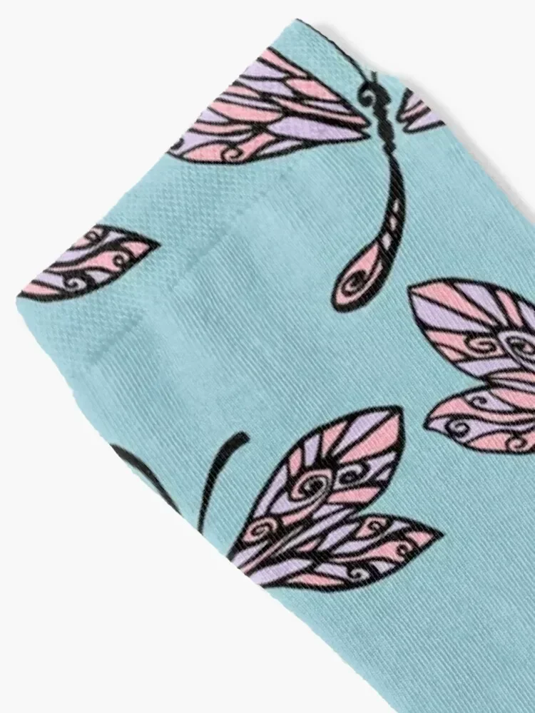 Dragonfly dances Socks Non-slip new in's Running compression Girl'S Socks Men's