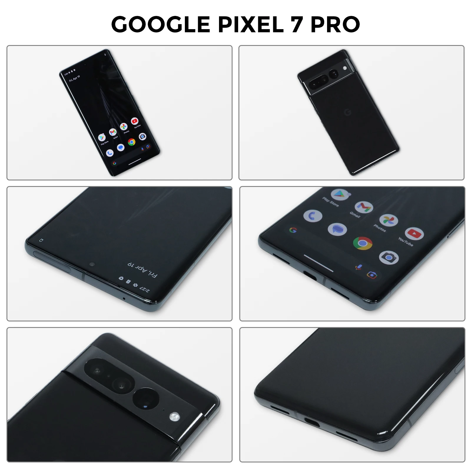 Imagem -02 - Google Pixel Pro Smartphone 5g 12gb de Ram 256gb Rom 67 Google Tensor g2 Tela Oled 120hz Câmera Tripla 50mp Nfc em Estoque