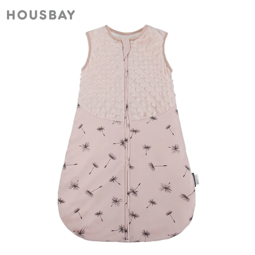 

Детский спальный мешок, зимний тонкий спальный мешок без рукавов для детей 3-24 месяцев, розовое детское одеяло с принтом одуванчика, противоударное одеяло