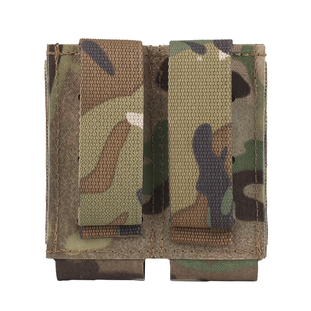 Bolsa táctica MOLLE para dos cargadores de pistola 9mm - imagen 4