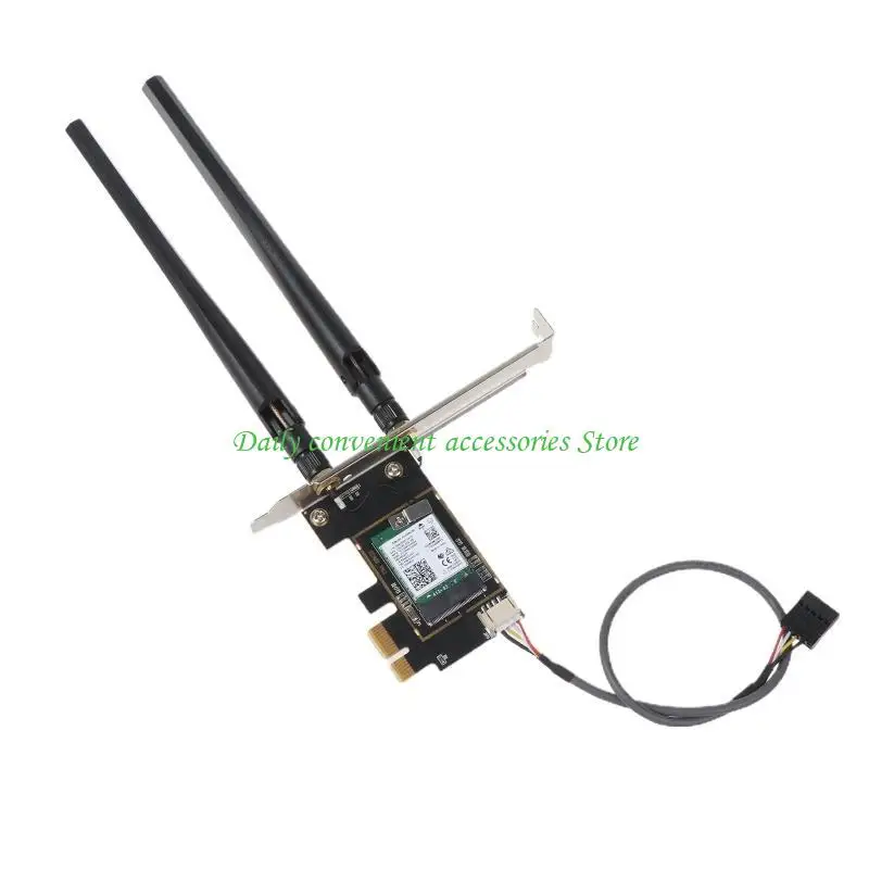 97QB AX200 WIFI 6 PCIE CARD BLUETOOTH-COMPATION 5.1 PCIE ADAPTER DUAL BAND 2400MBPS + 574MBPS 6G 160MHZ PCIE WIFI WLAN CARD