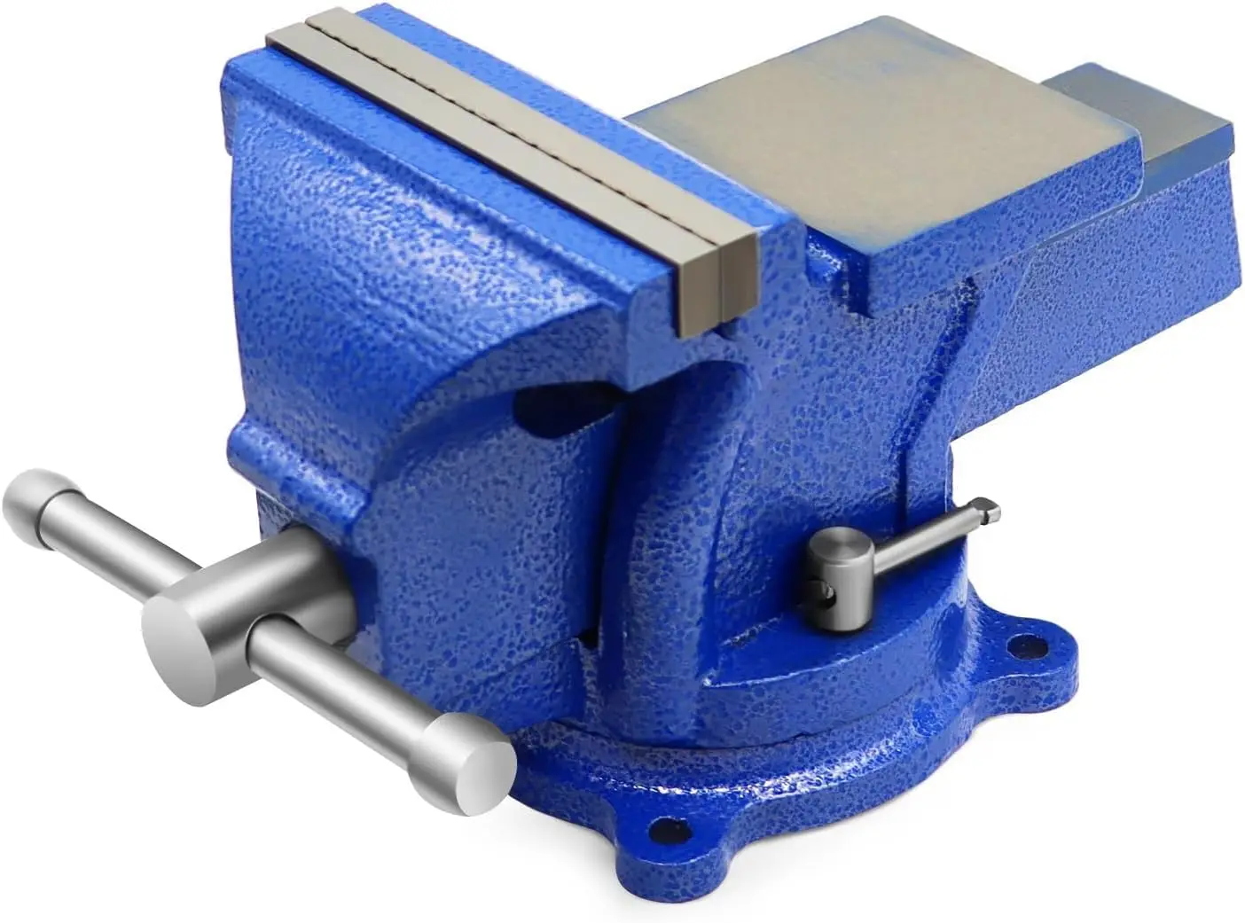

5" Heavy Duty Bench Vise with Swivel Base, Ductile Cast Iron, 16.4lb/7.4kg for Home and Workshop