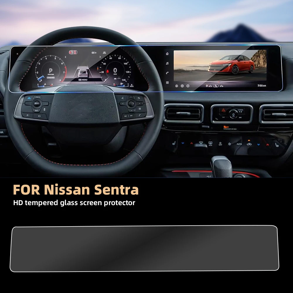 Car Tempered Glass Protective For Nissan Sylphy Sentra 2026 Auto GPS Navigation Screen Protector Display Interior Accessories