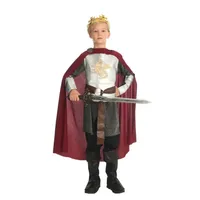 Halloween Children's Luxury Aristocrat Prince Cosplay Costume Stage Performance Role-play King Knight Outfit For Boys