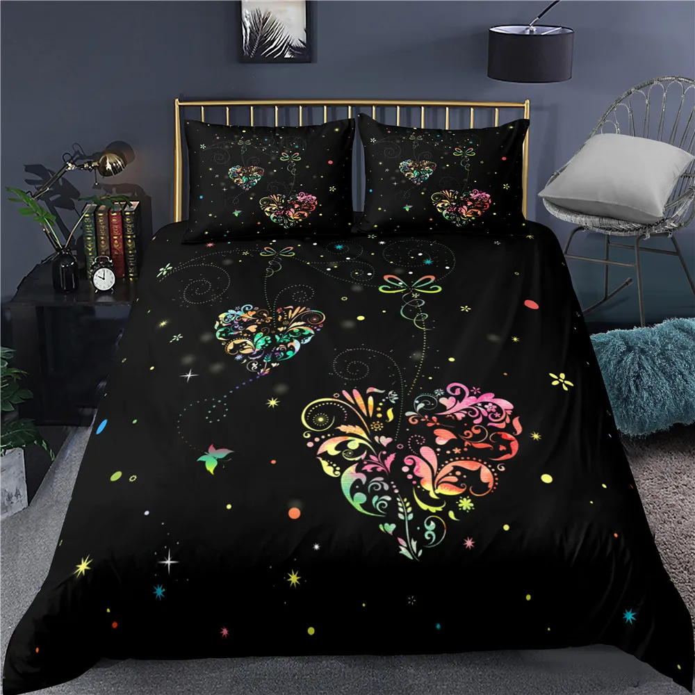 3D Digital Printing Love Cupid Bedding Set,Single Double King,Blanket/Quilt/Duvet Cover Set Dream Love Bedclothes Microfiber