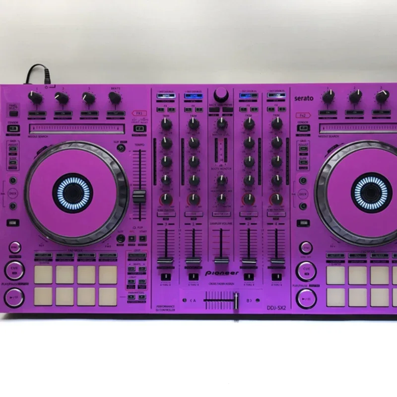 Pioneer DDJ-SX2 Film Skins Controller Associated DDJ-RX Protective Film Sticker Skin Purple Model.Not DJ controller!