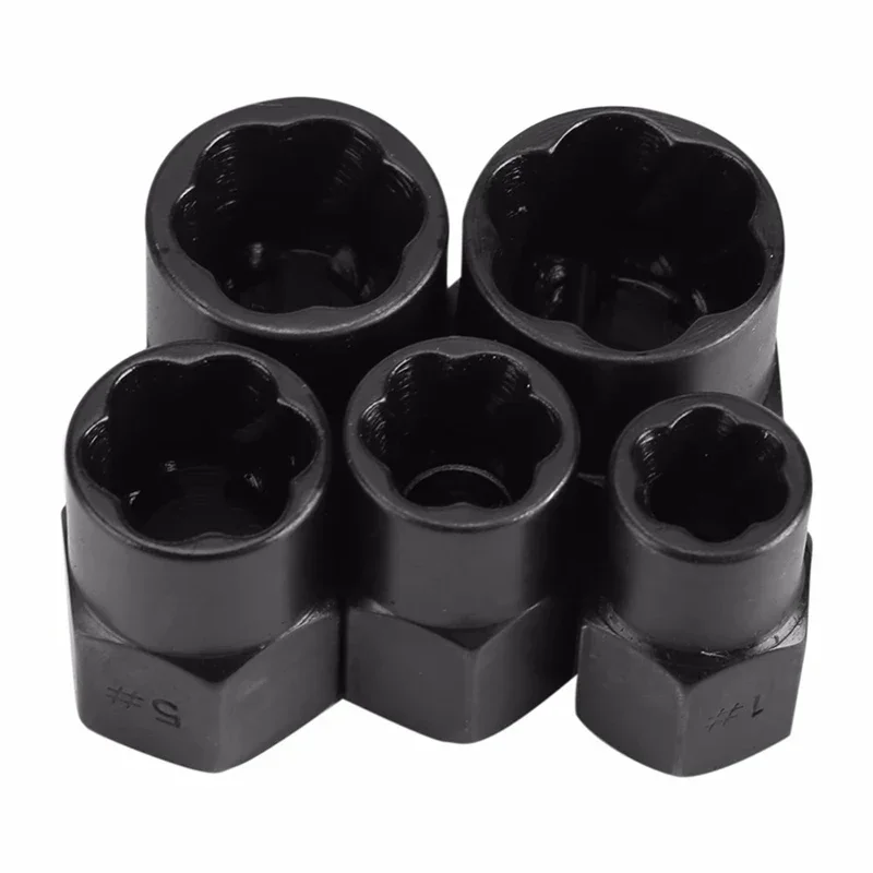 10 Pcs/ Set Broken Bolt Nut Extractor Hand Remover Kit Nut Hex Removal Tools Hardware Accessories For Car Repair 9-19 MM Caliber