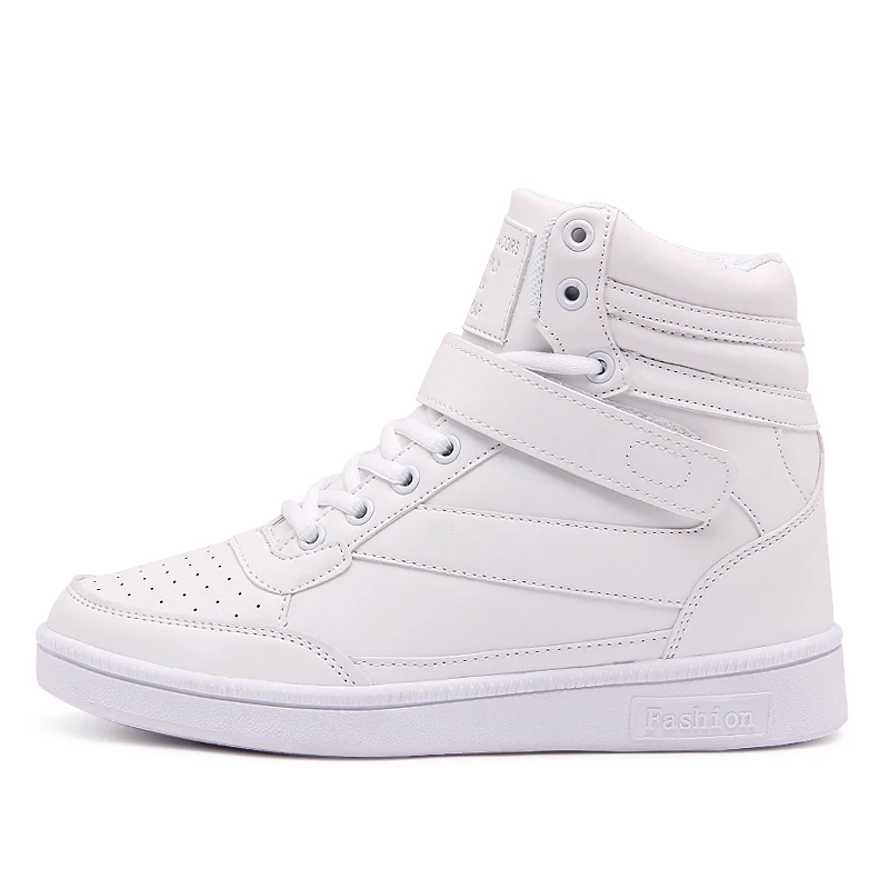 BAXINIER Girls White High Top Cheerleading Shoes - Perfect for Competitive Cheerleading Kids Training Dance Classes Tennis Match