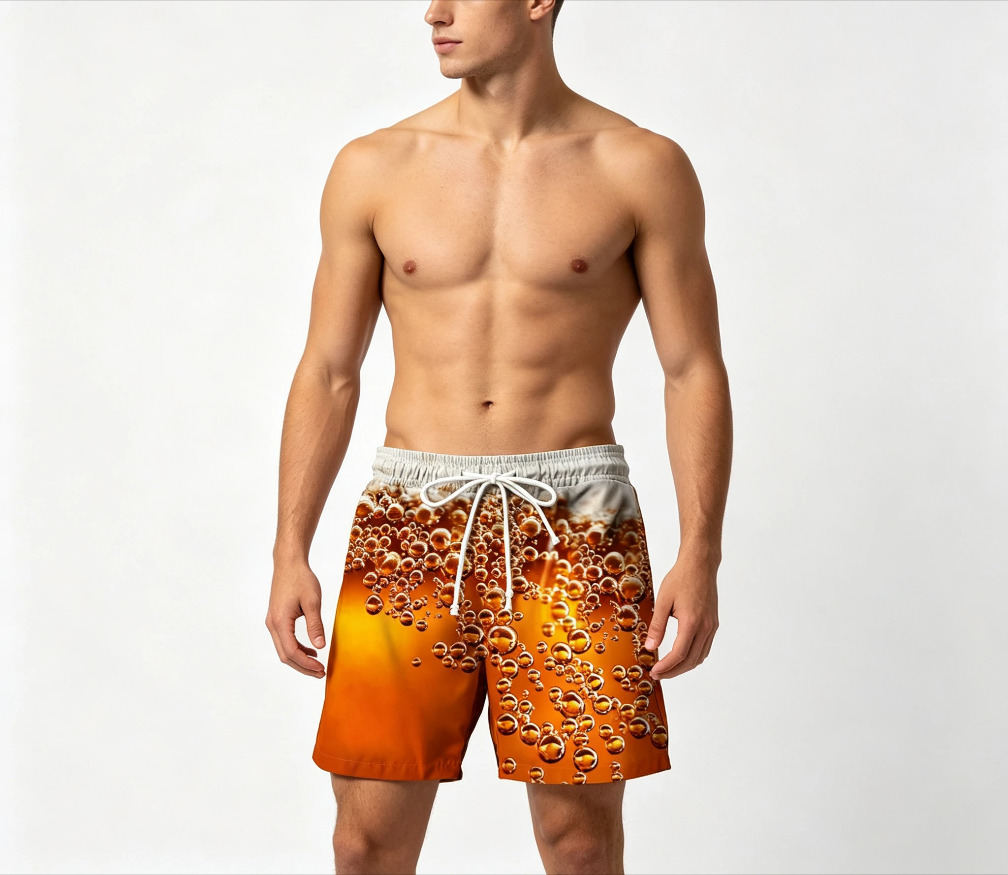 Beer Graphic Short Pants 3D Gulf Fashion Casual Printed Beach Shorts Summer Cool Surf Swim Trunks Hawaii Swimsuit Shorts Moto