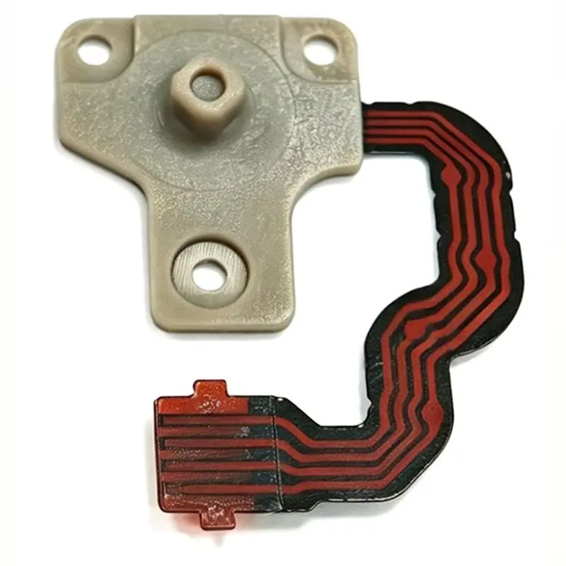 Replacement Parts For Handheld Gaming Systems-Light Gray Control Module Featuring Pre-Installed Ribbon Cable Repair