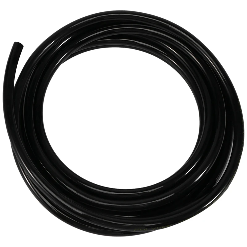 6mm x 4mm Pneumatic Air Compressor PU Hose Pipe 3 Meters Black