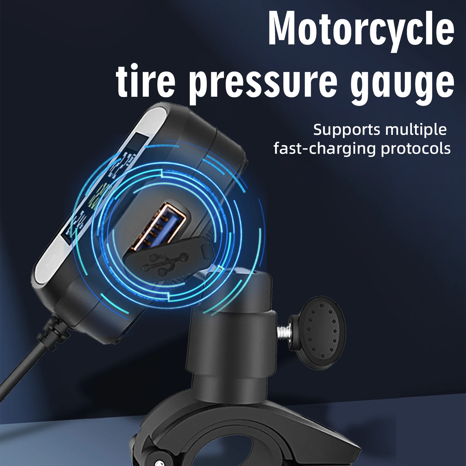 Motorcycle TPMS Tire Pressure  - Tire Pressure Monitor ulasan dan harga