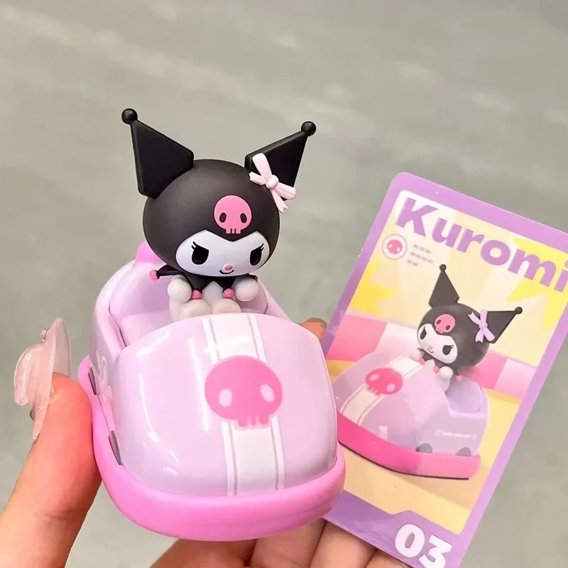 Minso Sanrio characters bumper car series playful music blind box cute children gift exquisite desktop decoration birthday gift