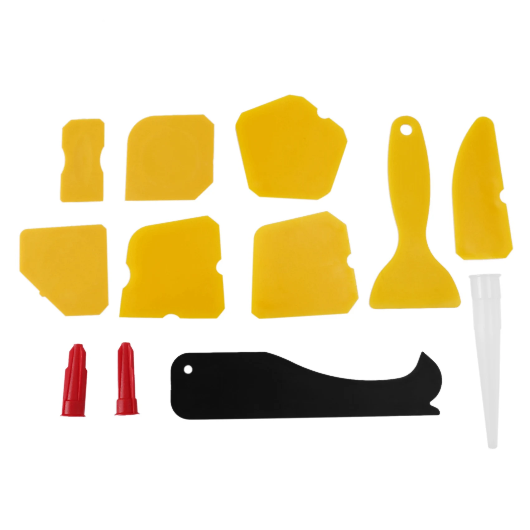 ชุดเครื่องมือยาแนว ABFY-24 ชิ้น ชุดเครื่องมือสำหรับงานซิลิโคน  เครื่องมือขูดยาแนว  เครื่องมือขจัดคราบยาแนว  หัวฉีดยาแนว และฝาครอบหัวฉีดยาแนว