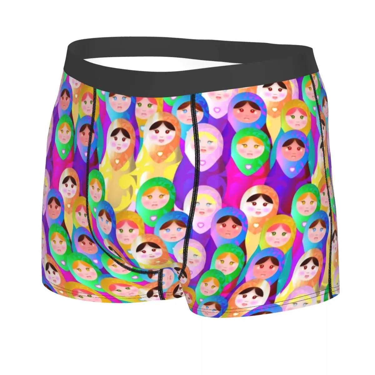 Custom Matryoshka Dolls Russian Doll Underwear Men Breathbale Russia Folk Art Boxer Briefs