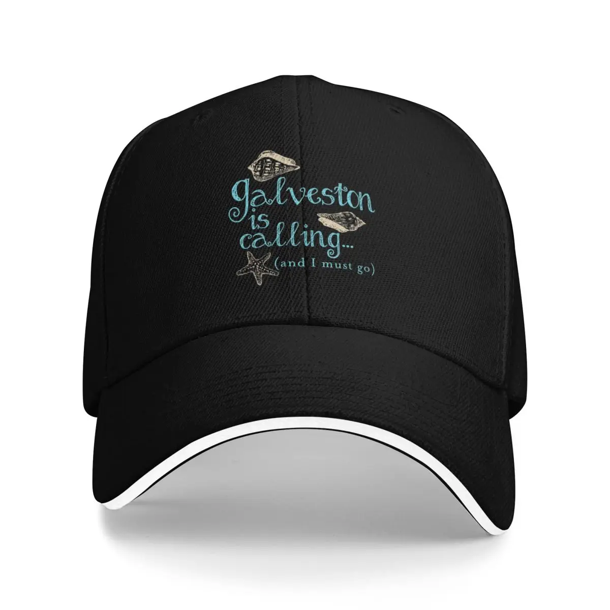 

Galveston Texas is Calling Baseball Cap Hat Beach Luxury Cap Beach Outing Rave Sun Hats For Women Men's