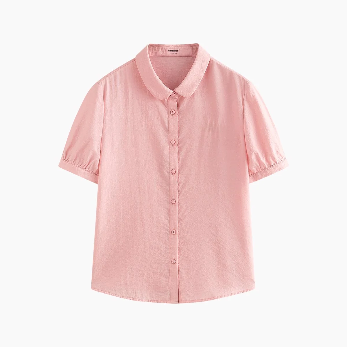 

Inman Commute Thin ort Sve irt Женская летняя новинка Sle Европейский свободный вариант из смеси хлопка с волокнистой вышивкой