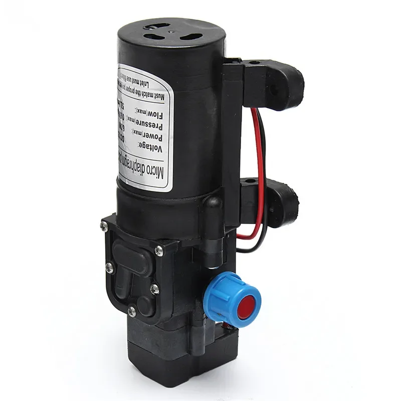 Imagem -04 - Mini Alta Pressão Diafragma Pulverizador de Água Bomba de Água Elétrica Agrícola Preto Lavagem de Carro dc 12 v 60w 120psi 5l por Min 1pc