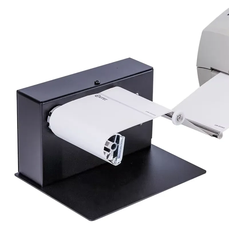 R3 Automatic Label Rewinder, Two-way rewinding labeling machine, barcode label reeling machine, self-adhesive sticker view 2