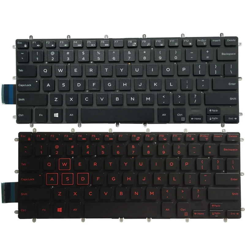 NEW US laptop Keyboard For DELL Inspiron 13 5368 5378 5578 7368 7378 14 7460 7466 7467 15 7560 7569 7579 Latitude 13 3379