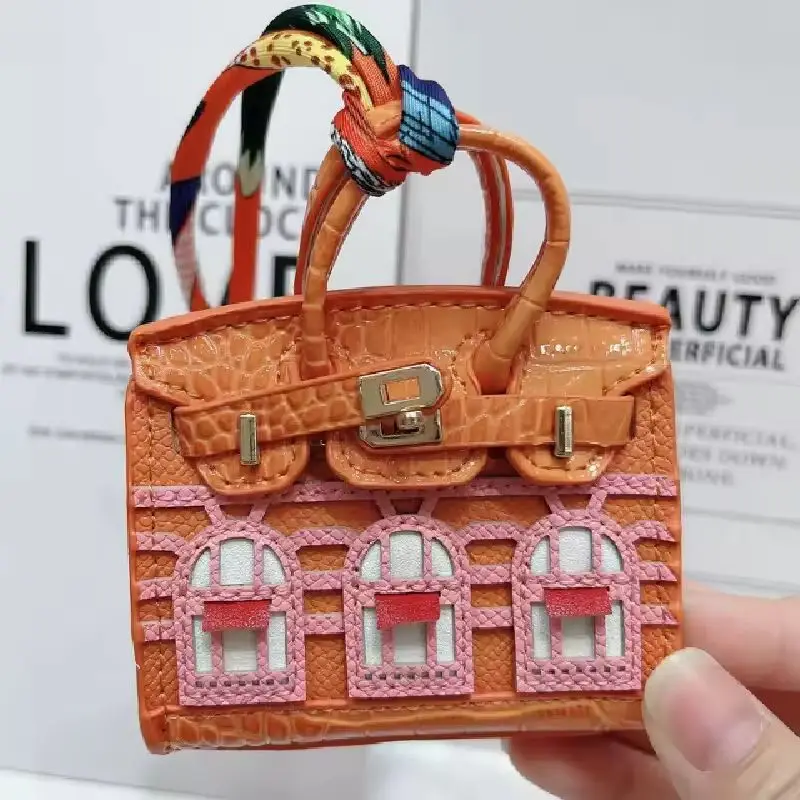 Nuevo Mini bolso de platino caliente, decoración de casa pequeña, colgante creativo bonito, decoración de llaves de coche, bolsa para auriculares, billetera cero, regalos para mujer