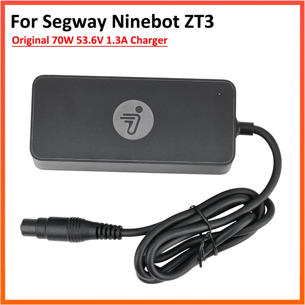 Original 70W 53.6V 1.3A Charger For Segway Ninebot ZT3 Electric Scooter Battery Charger Power Supply Adapter Parts