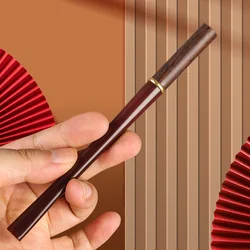 New Cigarette Smoking Pipe 3mm Filter Ebony Wood Pipe for 5.5mm & 8mm Cigarette Holder Best Straight Cigarette Pipe