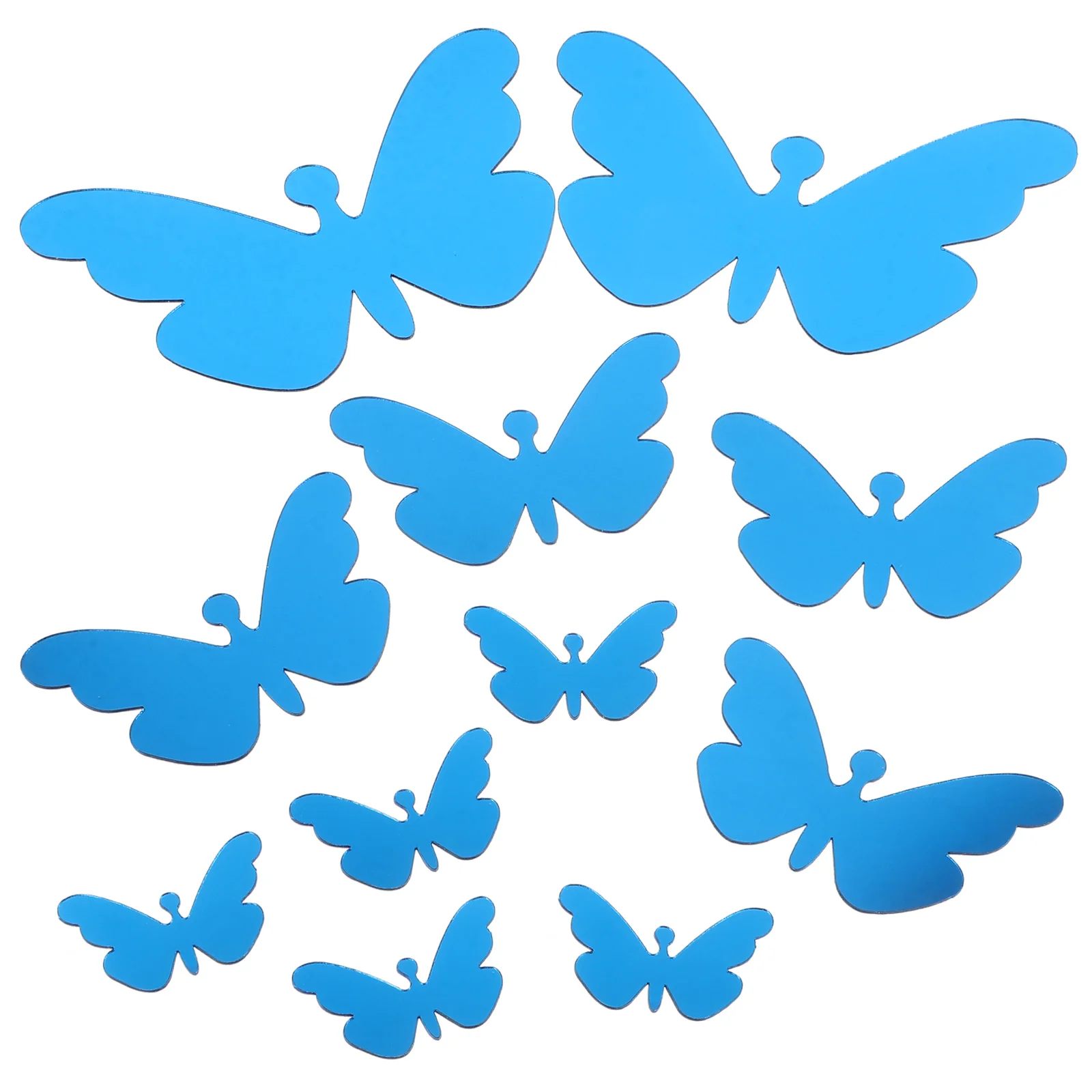 

35 Pcs Butterfly Wall Sticker Stickers Removable Decorations for Acrylic Bedroom Accessories Party Ceiling Living Cake