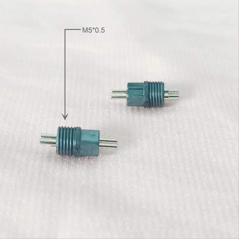 5/10 пар штифтов 0,78 мм, медь, теллурий, позолоченный/родиевым покрытием, LCP, термостабильность 330 ℃   Кабельный разъем для наушников своими руками, вилка 0,78