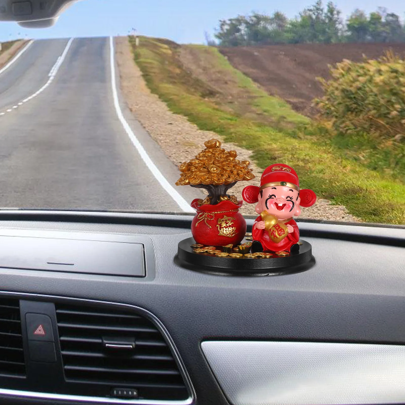 

God Of Statue Resin Desktop Decoration For Home Resin Desktop Decoration Office Car Chinese Style Wealth New Year Gift