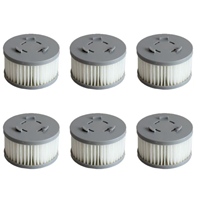 Y21A 6 PCS HEPA Filter for Xiaomi JIMMY JV85/JV85 Pro/H9 PRO Handheld Wireless Vacuum Cleaner