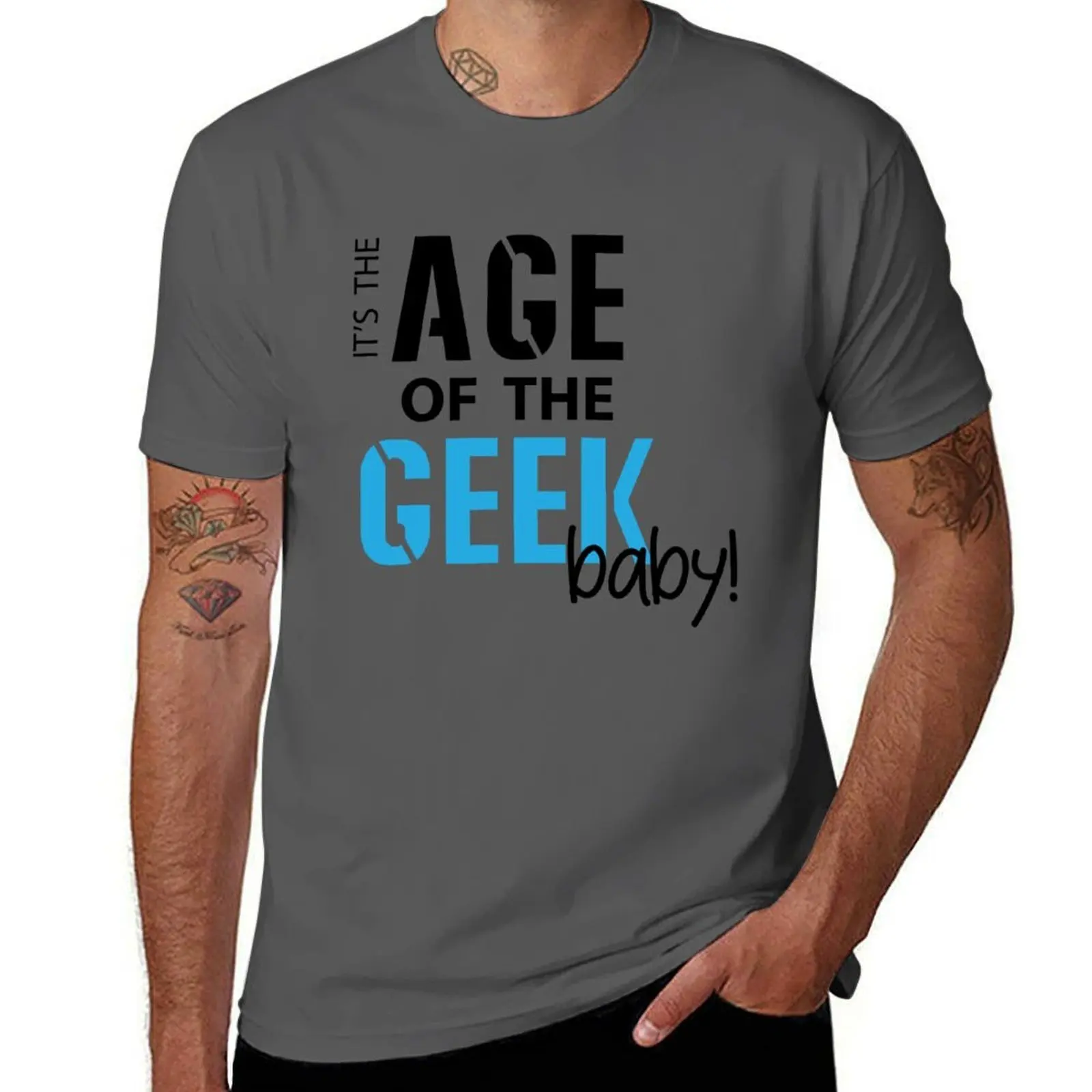 

the Geek of Age T-Shirt Casual Soft Cotton Short Sleeve Tee