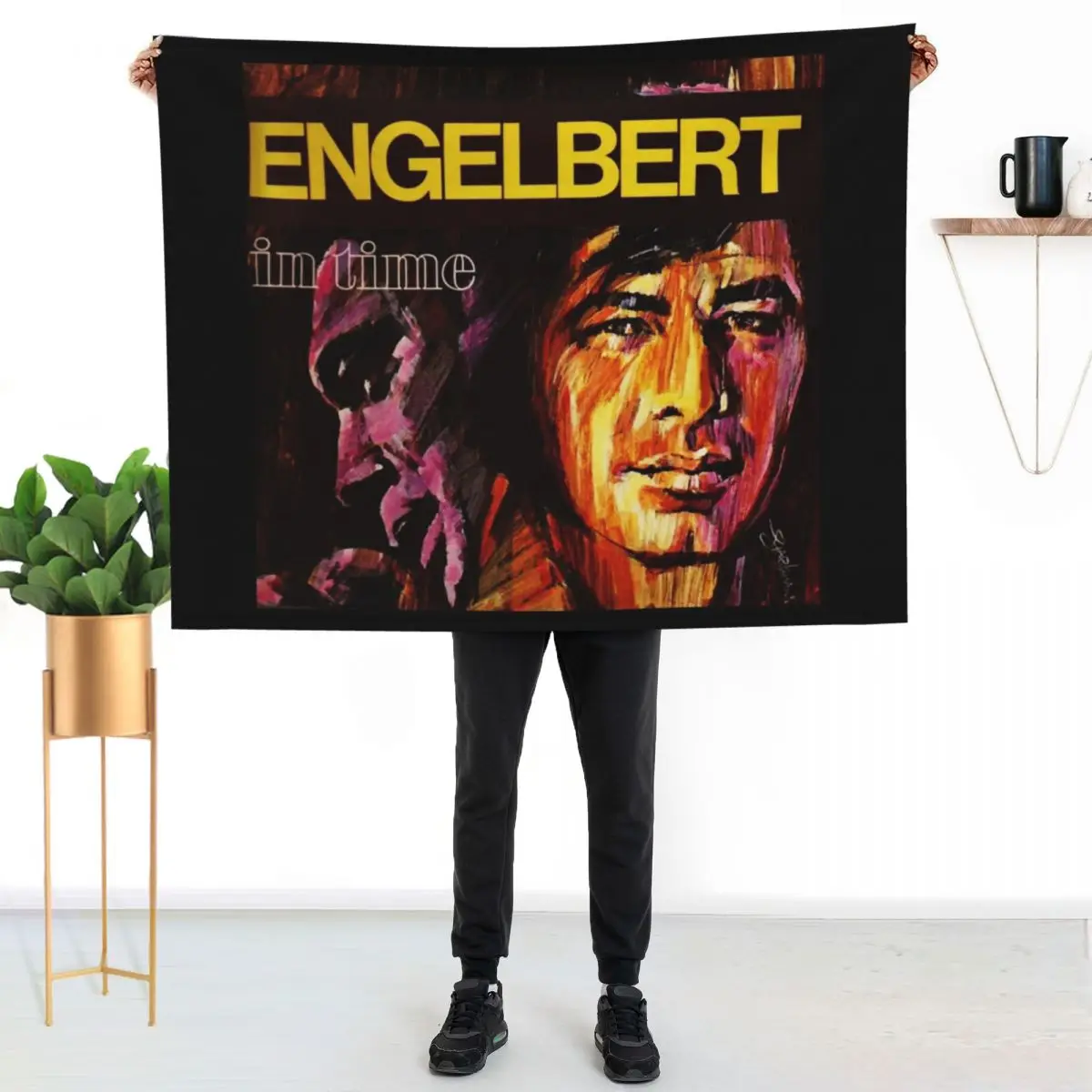 Engelbert Humperdinck In Time Throw Blanket Summer Cool Breathable Blanket for Sleeping
