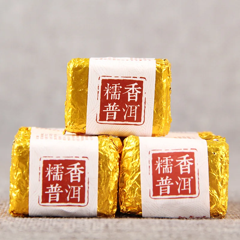 Hot Deal Yunnan Various Ripe Shu Puer Small Tea Cake Aluminum Foil Paper Colored Pu'er Cotton Packaging Paper Puerh Tissue Paper