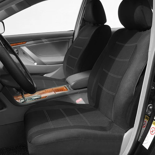 Imagen 2 del producto AUTO PLUS fundas de asiento de coche, tamaño Universal, se adapta a la mayoría de los coches, Suv, camión, furgoneta, accesorios de coche, fundas de asiento interiores para coche, juego completo